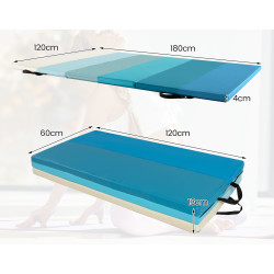 Saltea pliabila pentru gimnastica Costway FH10115BL (Blue) Thumb