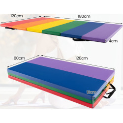 Saltea pliabila pentru gimnastica Costway FH10115CS (Multicolor) Thumb