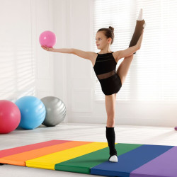 Saltea pliabila pentru gimnastica Costway FH10115CS (Multicolor) Thumb