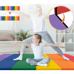 Saltea pliabila pentru gimnastica Costway FH10115CS (Multicolor) Thumb