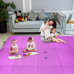 Складной гимнастический мат Costway SP37002PU (Purple) Thumb