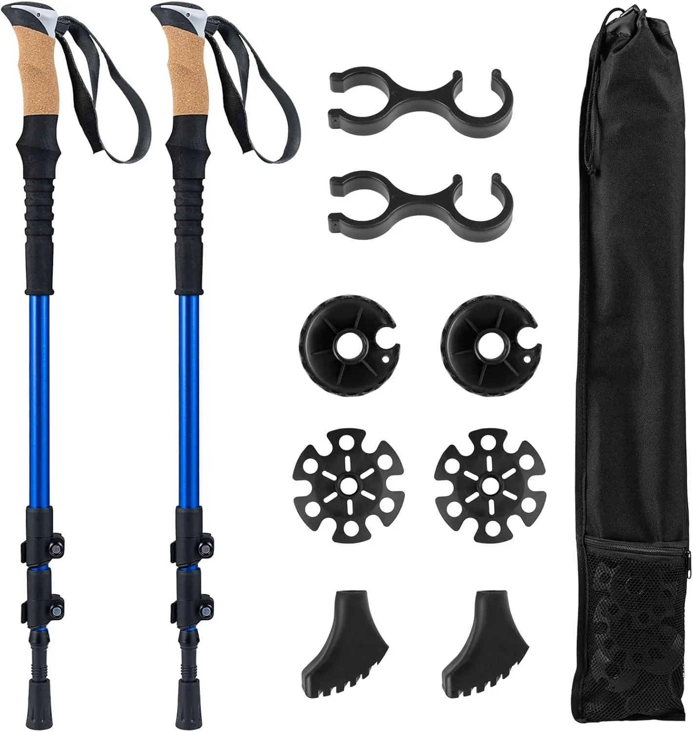 Треккинговые палки Costway SP38682BL (Blue) - 2