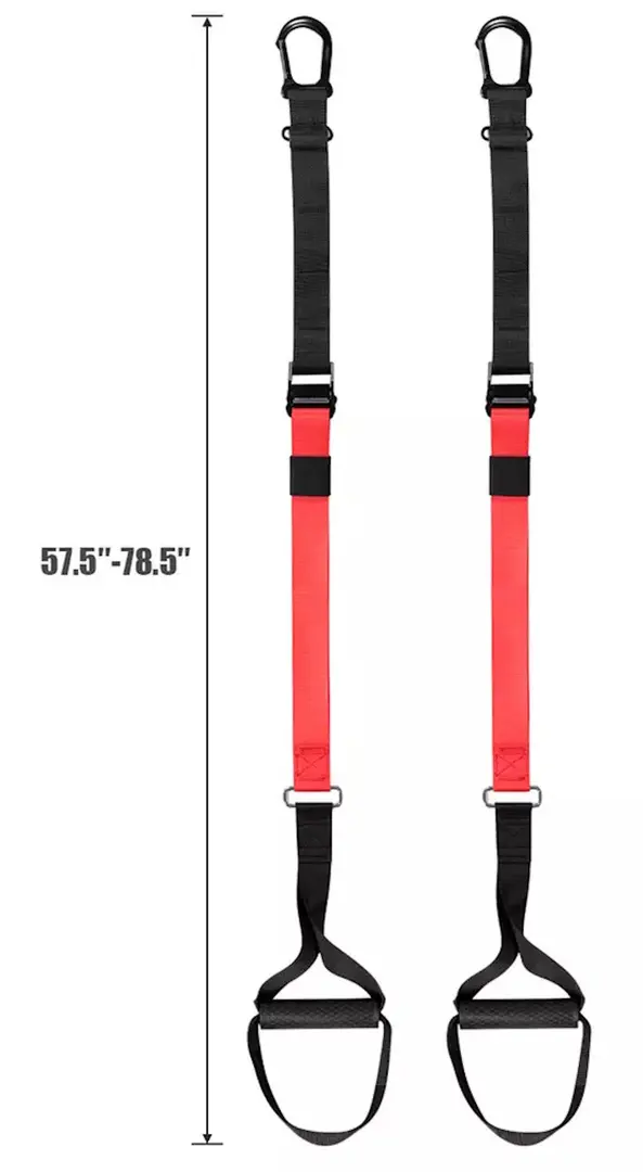 Corda de suspensie Costway SP36919 (Black/Red)