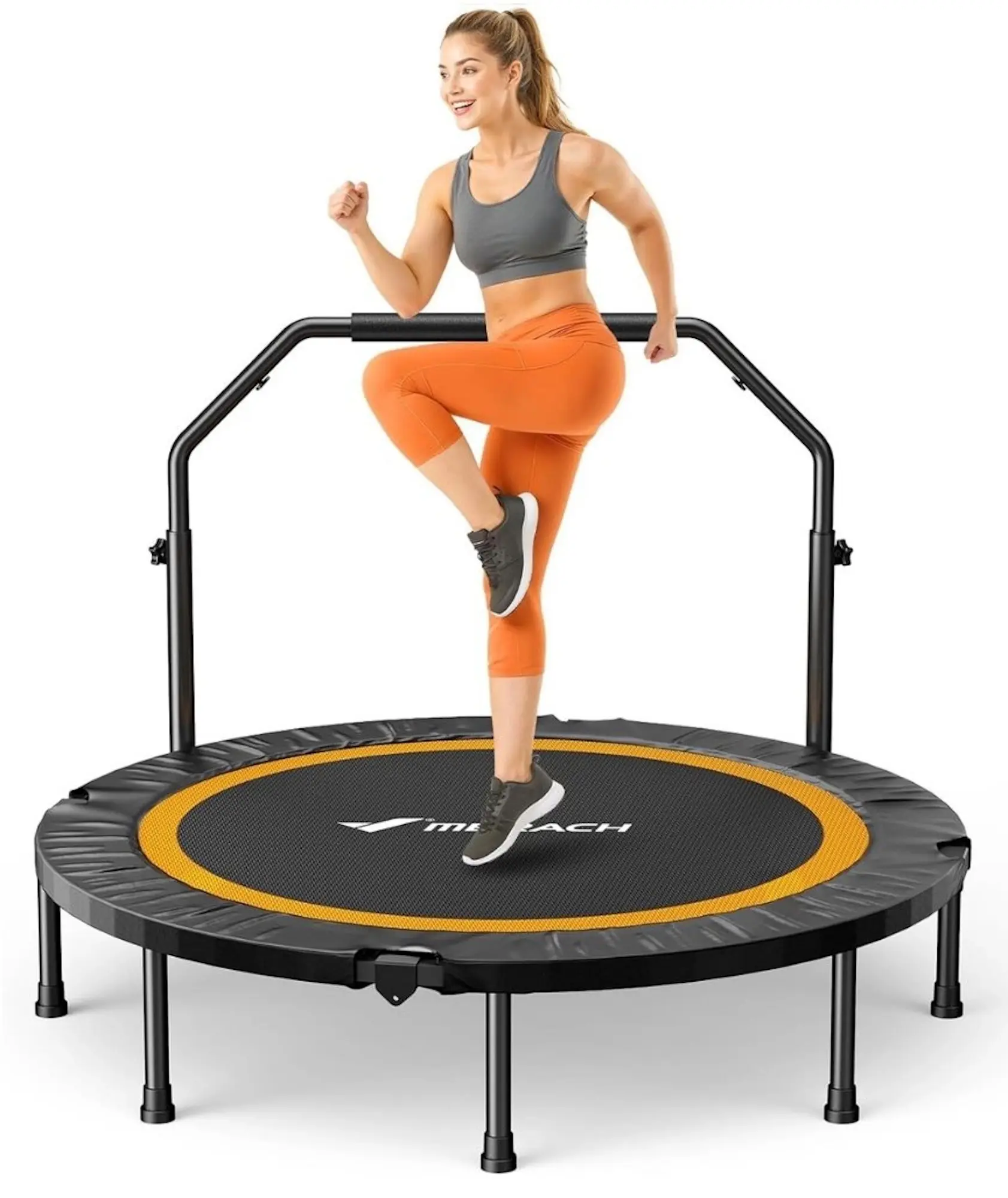 Фитнес-трамплин Dayu Fitness MR-2421B2 (Black/Yellow) - 2
