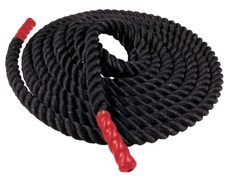 Канат для кроссфита Dayu Fitness DY-BT-063 3.8x900cm (Black/Red)