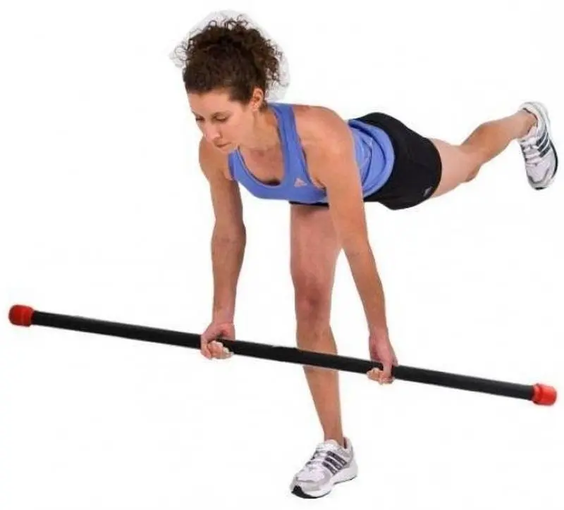 Baston gimnastic Dayu Fitness DY-BR-080 1kg (Black)