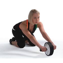 Roata pentru abdomen Dayu Fitness DY-AB-061 (Dark Blue/White) Thumb