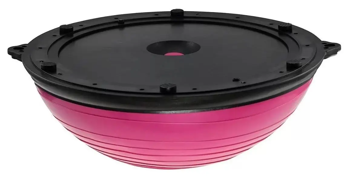 Minge echilibru pentru gimnastica DHS Bosu Ball 58cm (Pink) - 2