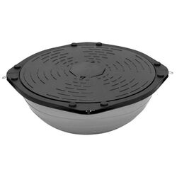 Minge echilibru pentru gimnastica DHS Bosu Ball 58cm (Silver) Thumb