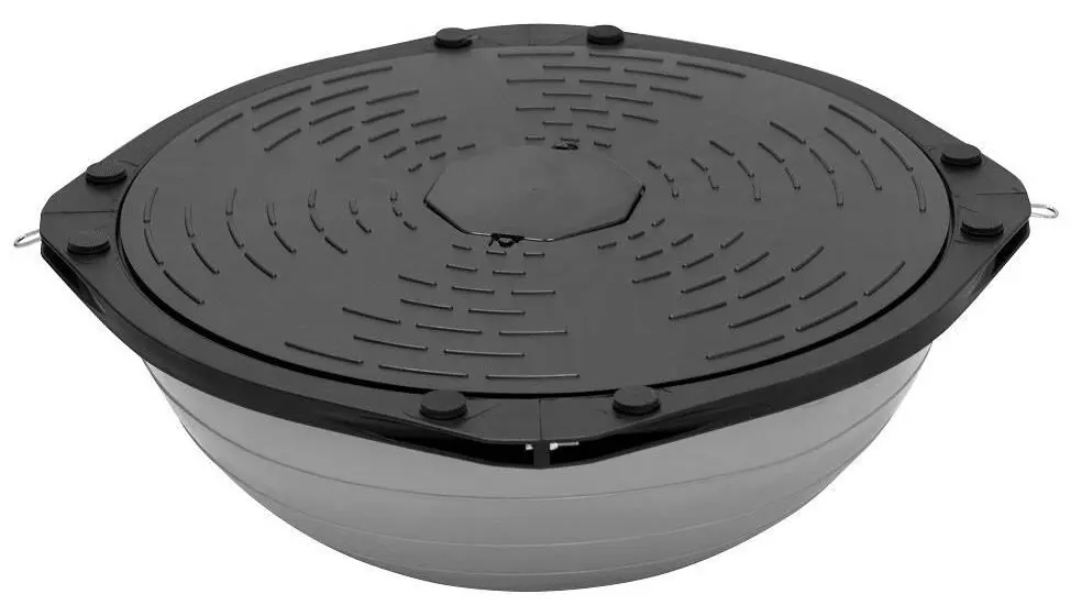 Minge echilibru pentru gimnastica DHS Bosu Ball 58cm (Silver) - 3