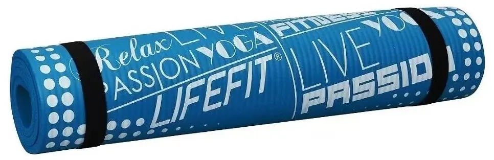 Covoras pentru yoga Dhs Slimfit 173x58x0.6cm (Blue) - 2
