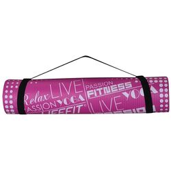 Covoras pentru yoga Dhs Yoga Exclusive 100x58x1cm (Burgundy) Thumb