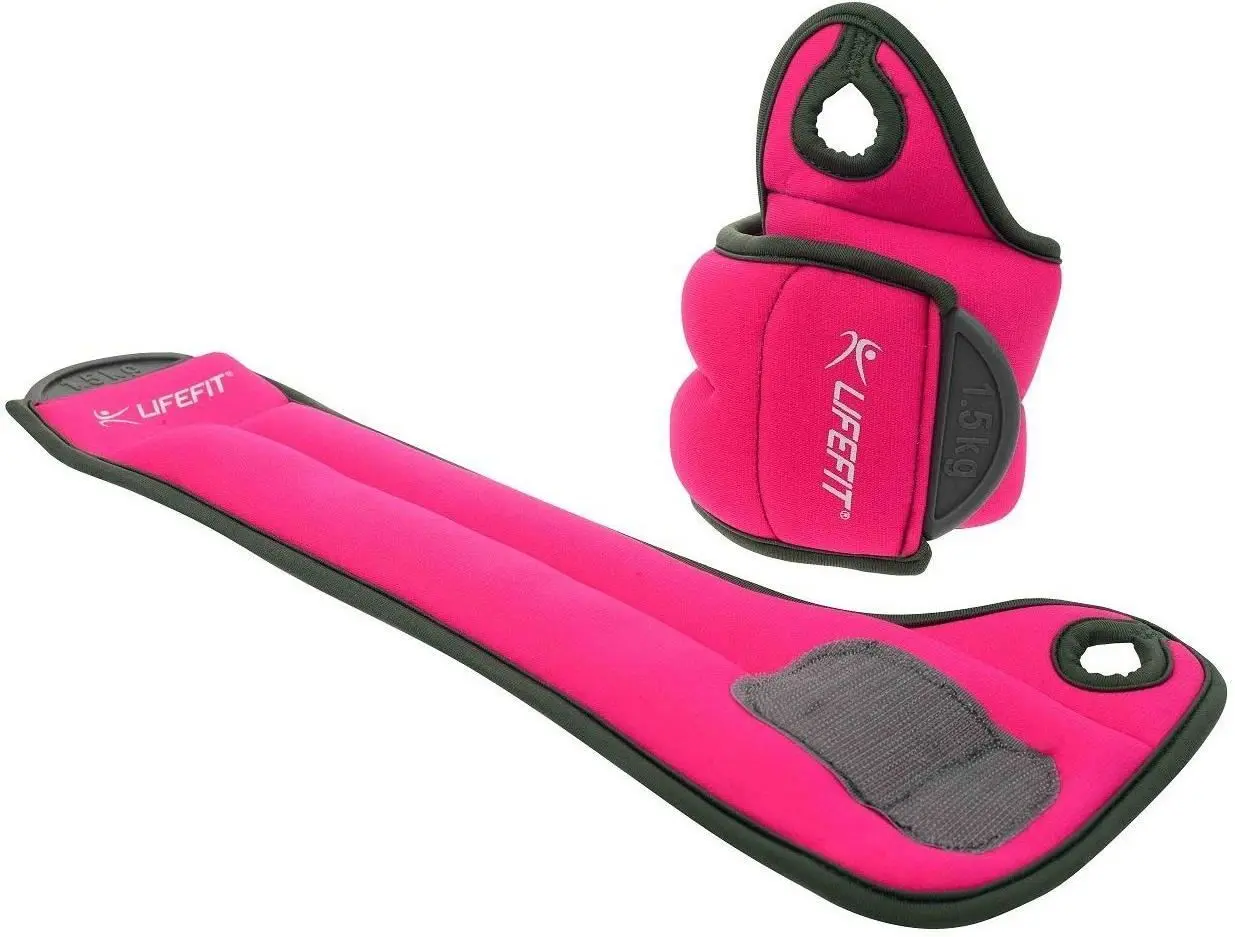 Greutati pentru maini DHS Lifefit 2x1.5 (Pink)