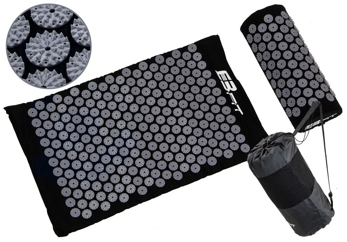 Covoras de presopunctura cu perna EB Fit 1028651 (Black) - 5