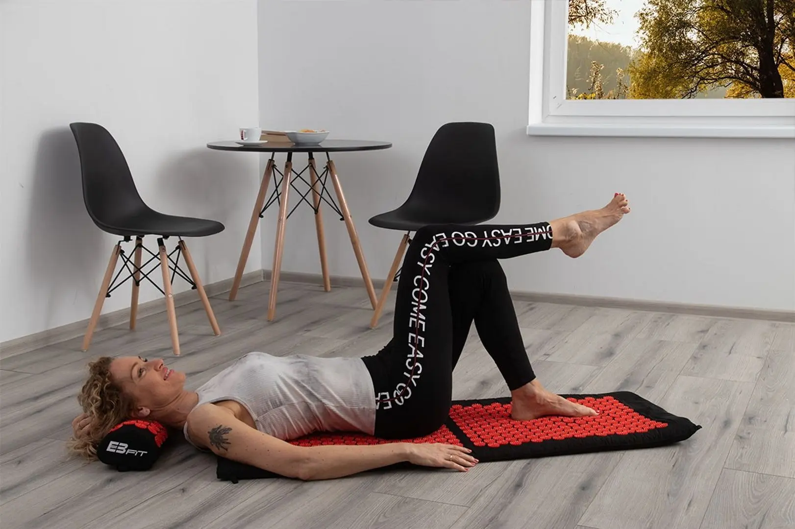 Акупрессурный матрас с подушкой EB Fit 1030517 (Red) - 14