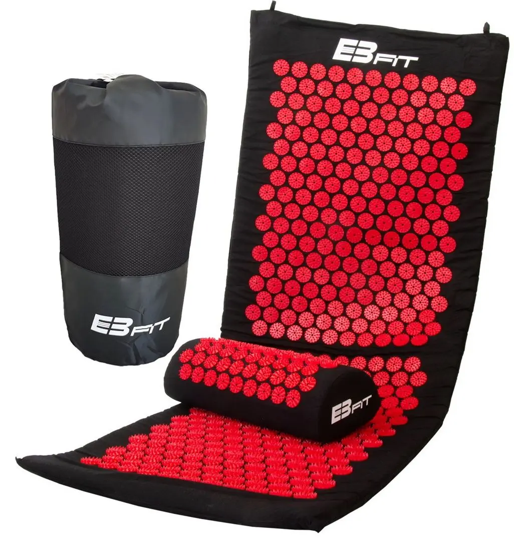 Акупрессурный матрас с подушкой EB Fit 1030517 (Red) - 8