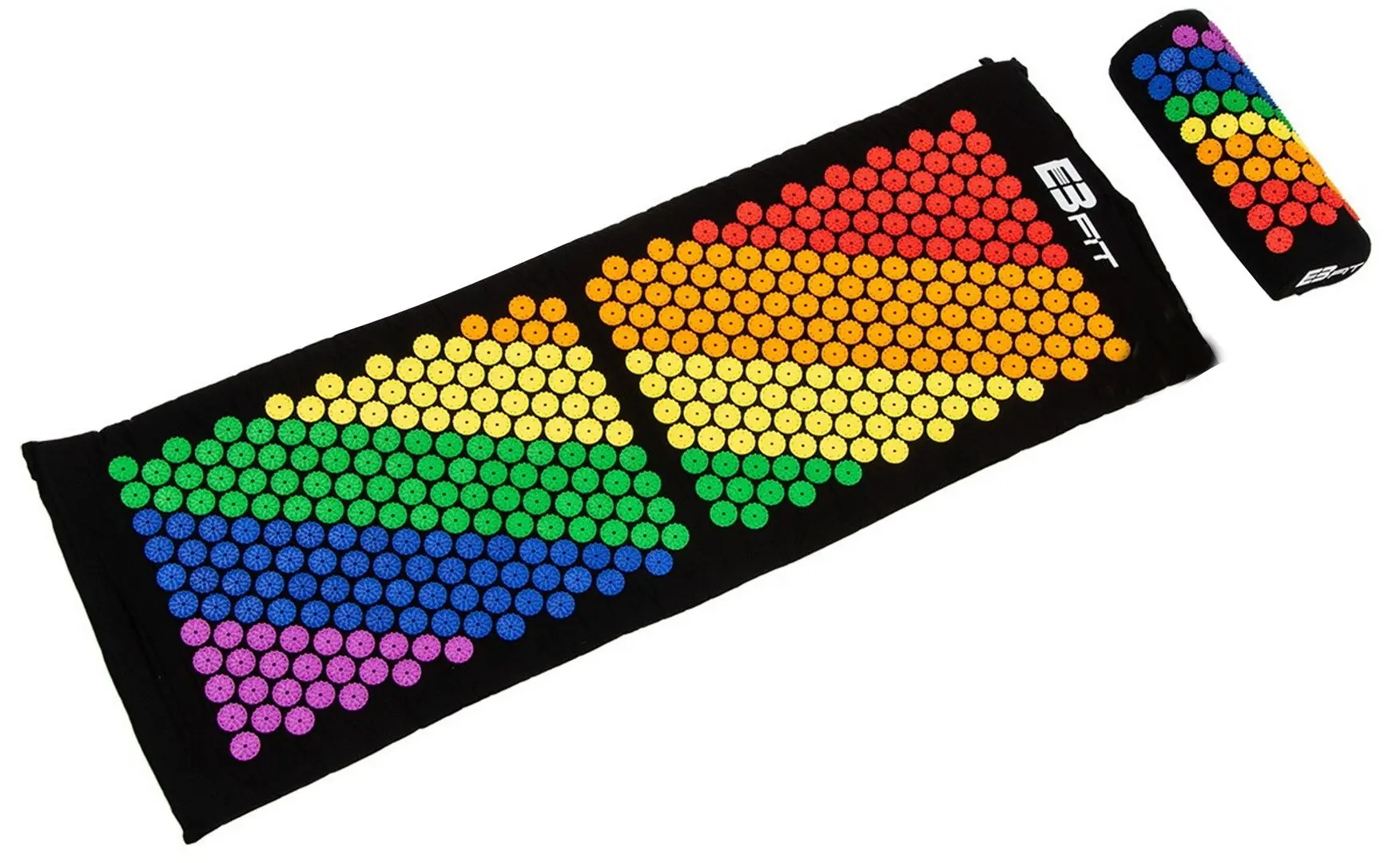 Saltea pentru presopunctură cu pernă EB Fit 1039404 (Multicolor)
