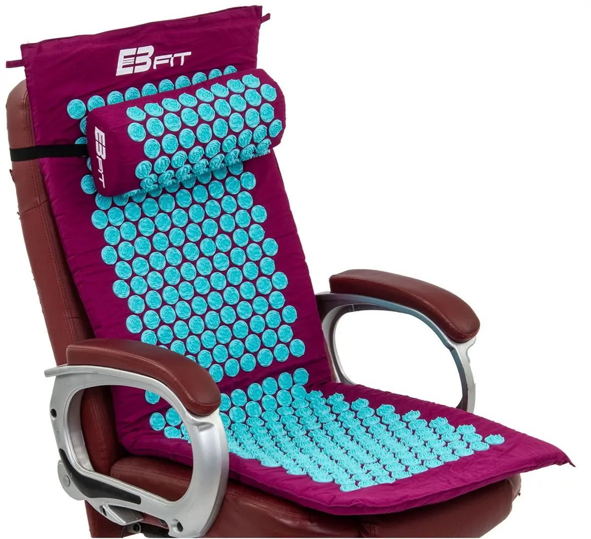 Акупрессурный матрас с подушкой EB Fit 1039428 (Purple/Blue) - 8