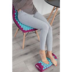 Акупрессурный матрас с подушкой EB Fit 1039428 (Purple/Blue) Thumb