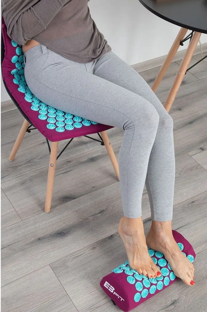 Акупрессурный матрас с подушкой EB Fit 1039428 (Purple/Blue) - 10