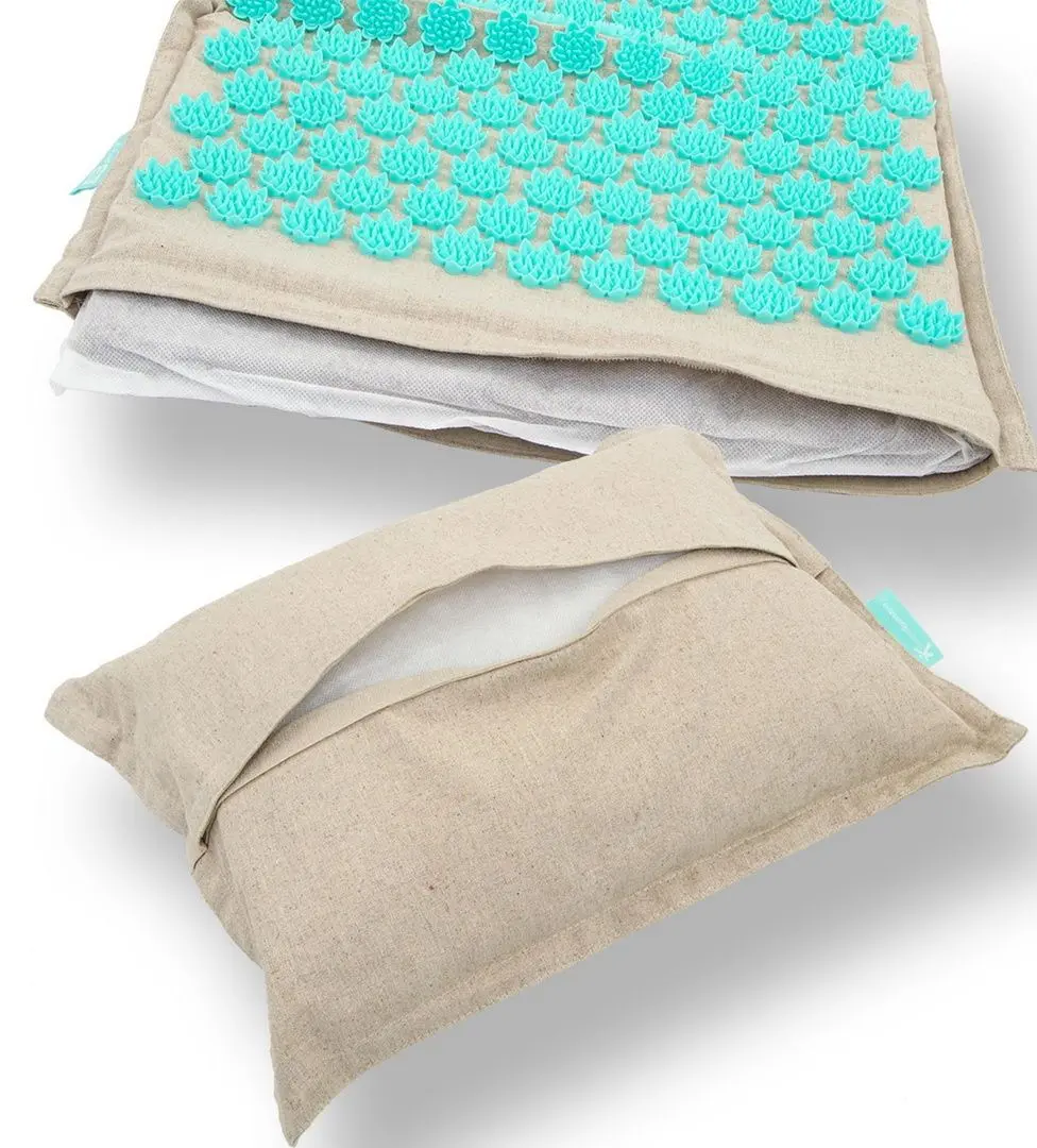 Saltea pentru presopunctură cu pernă EB Fit 1039435 (Turquoise) - 2