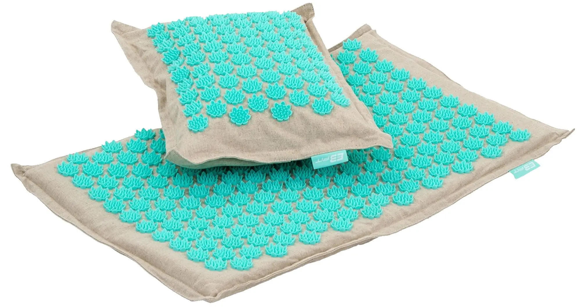 Saltea pentru presopunctură cu pernă EB Fit 1039435 (Turquoise)