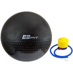 Fitball + pompa EB Fit Half Fit (Black)