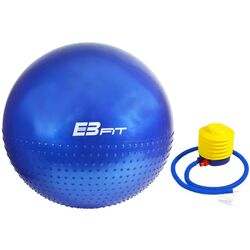 Fitball + pompa EB Fit Half Fit (Blue)