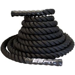 Franghie pentru crossfit EB Fit Crossfit Battle Rope 3.8x900cm (Black) Thumb