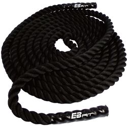Franghie pentru crossfit EB Fit Crossfit Battle Rope 3.8x900cm (Black)