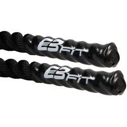 Franghie pentru crossfit EB Fit Crossfit Battle Rope 3.8x900cm (Black) Thumb