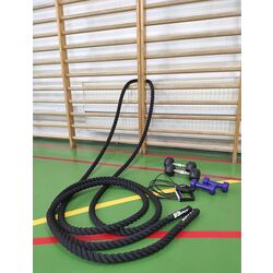 Franghie pentru crossfit EB Fit Crossfit Battle Rope 3.8x900cm (Black) Thumb