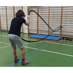 Franghie pentru crossfit EB Fit Crossfit Battle Rope 3.8x900cm (Black) Thumb