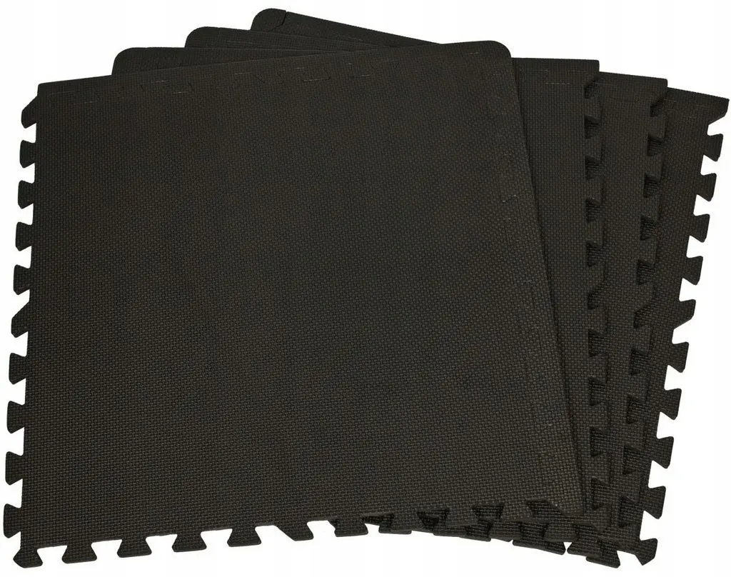 Covoras mat EB Fit Puzzle 1007380 60x60 (Black)