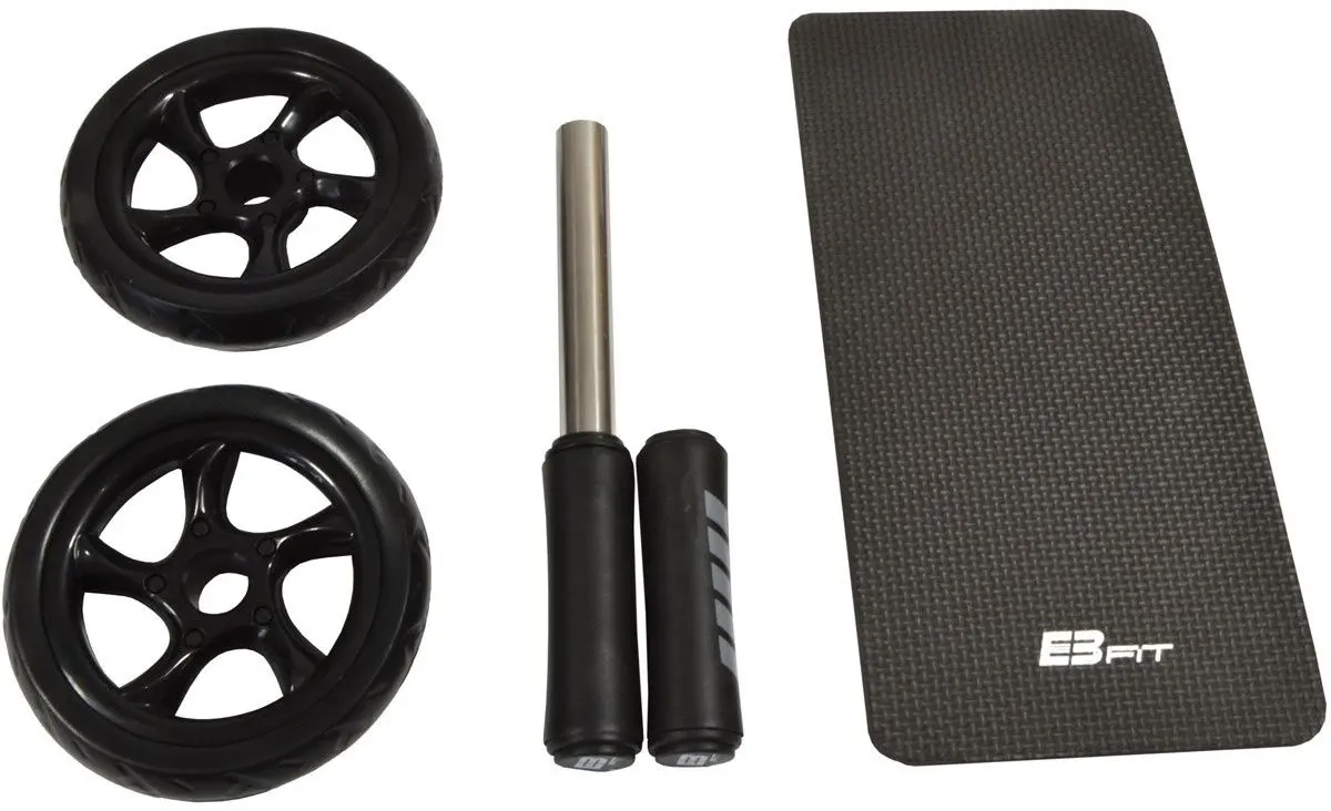 Ролик для пресса + коврик EB Fit 1029436 (Black) - 5