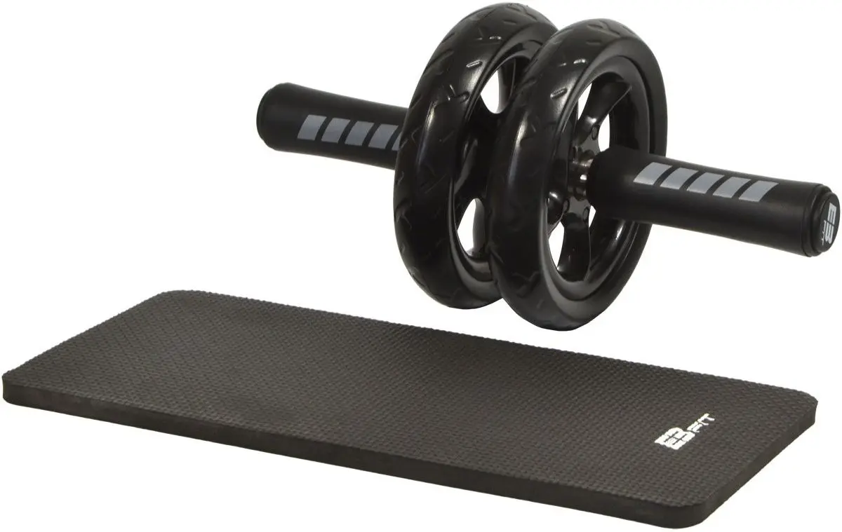 Ролик для пресса + коврик EB Fit 1029436 (Black)