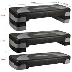 Step-platforma EB Fit Aerobic Step 583551 (Grey/Black) Thumb