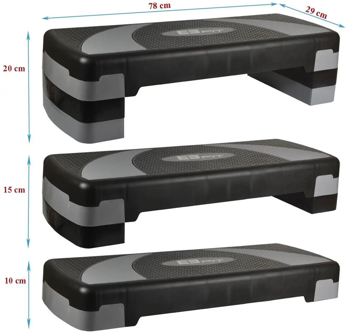 Step-platforma EB Fit Aerobic Step 583551 (Grey/Black) - 12