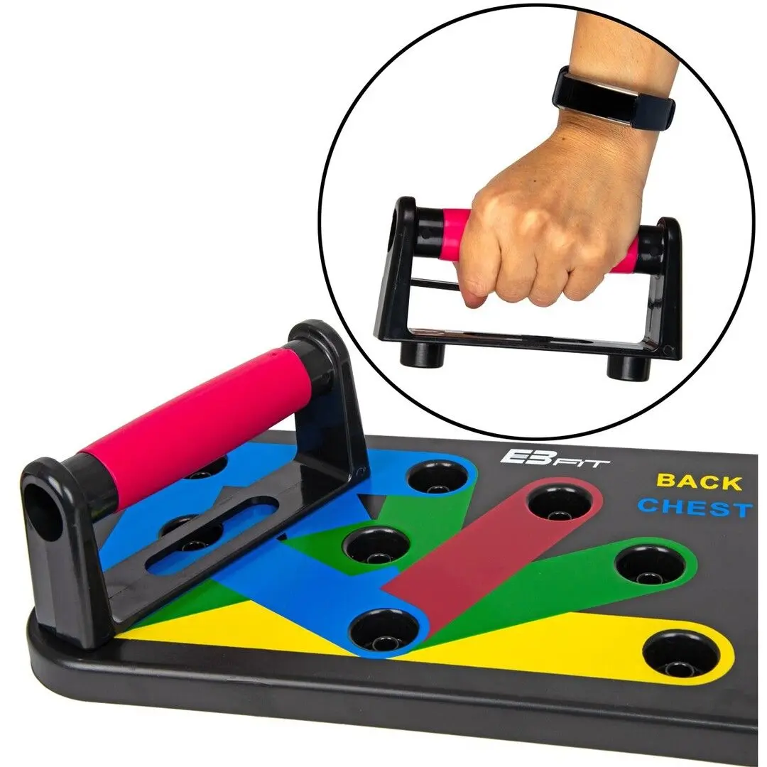 Упоры для отжиманий EB Fit Push-Up Multifunction Board (Multicolor) - 5
