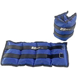 Greutate pentru picioare EB Fit 1006635 2x2.5 kg (Blue/Black) Thumb