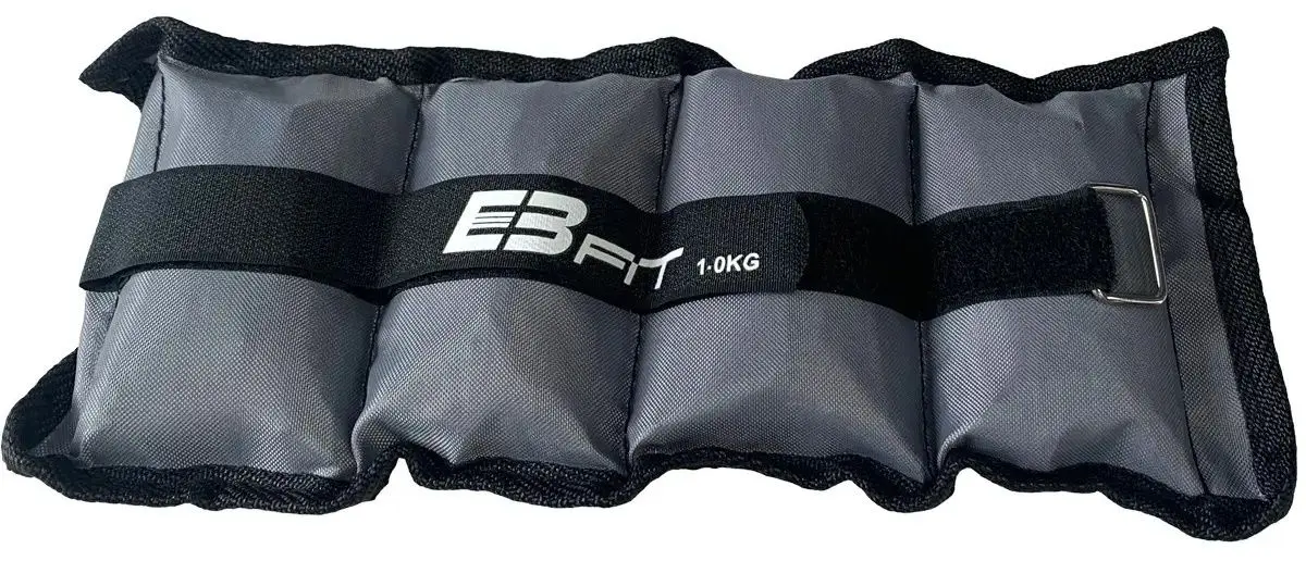 Greutate pentru picioare EB Fit 1015002 2x1 kg (Gray/Black)
