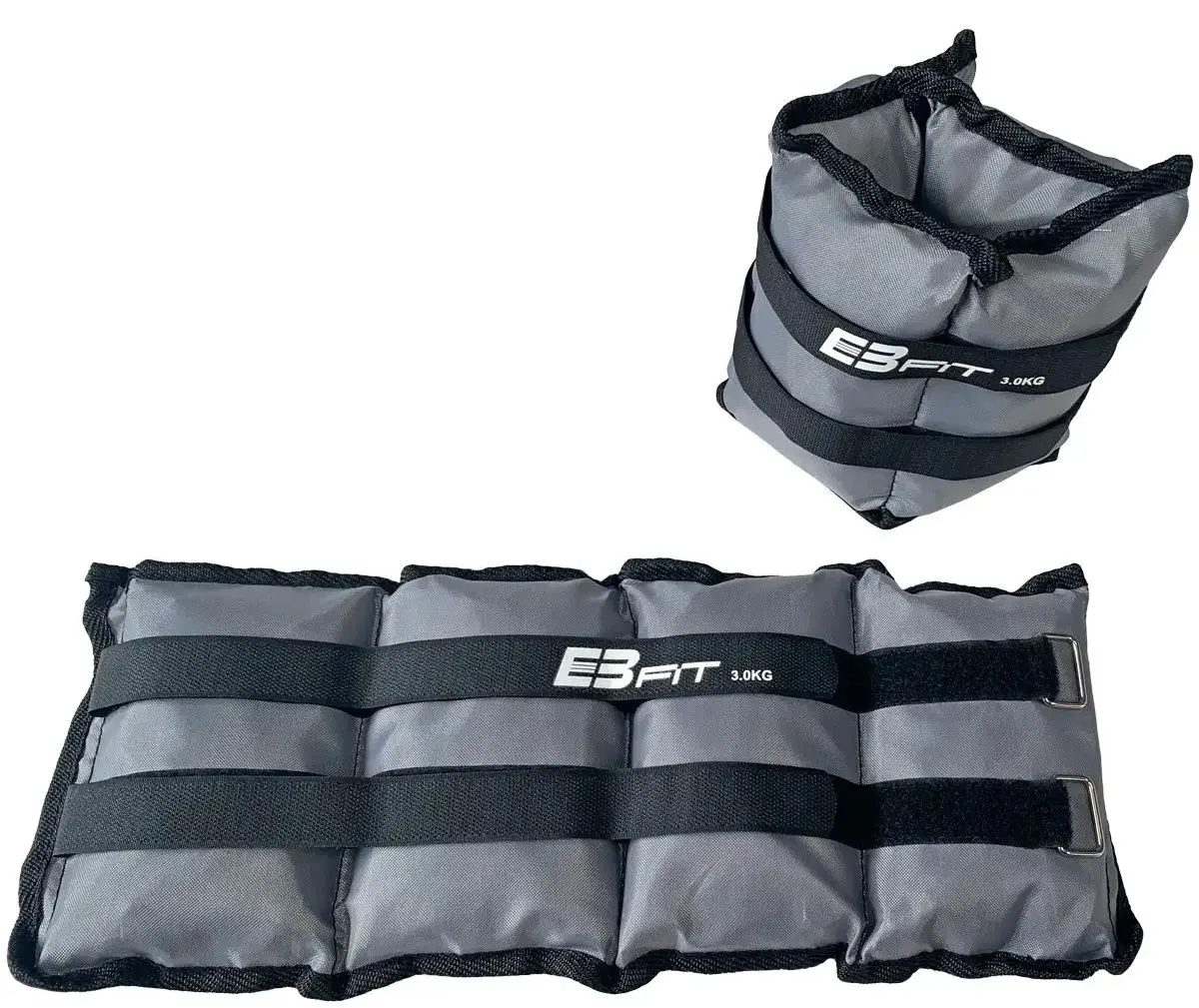 Greutate pentru picioare EB Fit 1015026 2x3 kg (Gray/Black) - 2