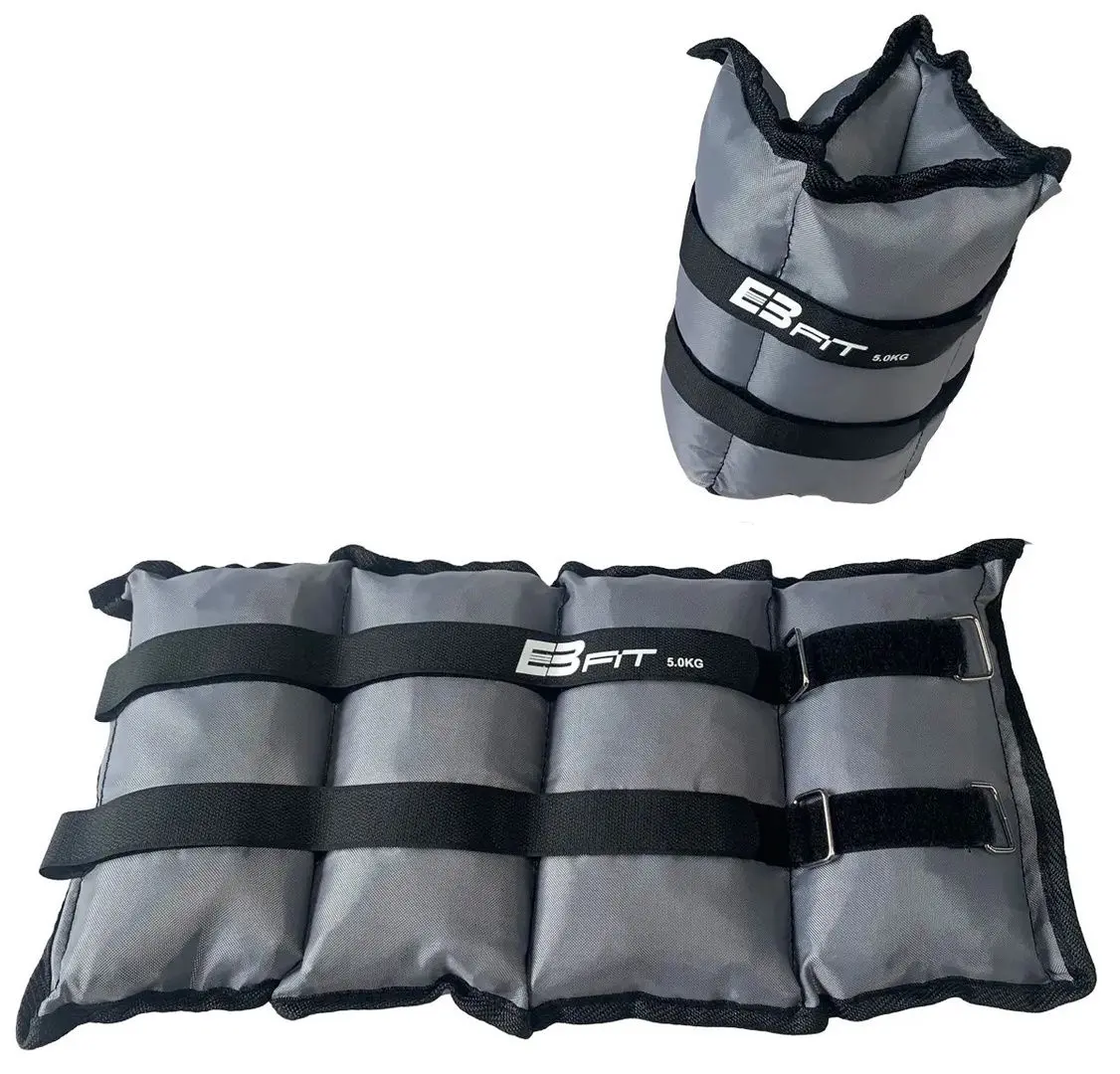 Greutate pentru picioare EB Fit 1015040 2x5 kg (Gray/Black) - 2