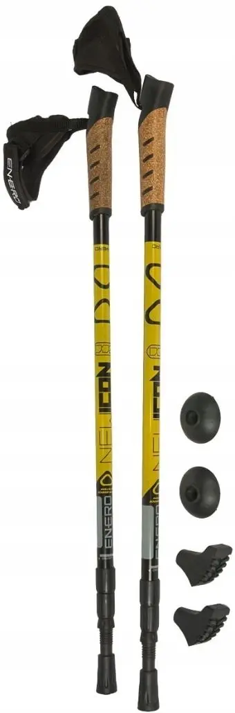 Треккинговые палки Enero Nordic Walking NewIcon (Yellow/Black) - 2