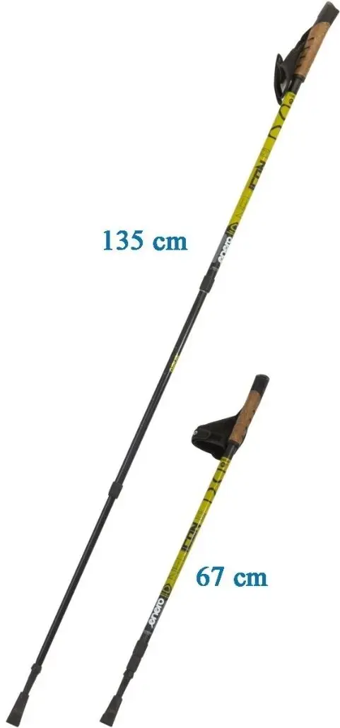 Треккинговые палки Enero Nordic Walking NewIcon (Yellow/Black) - 9