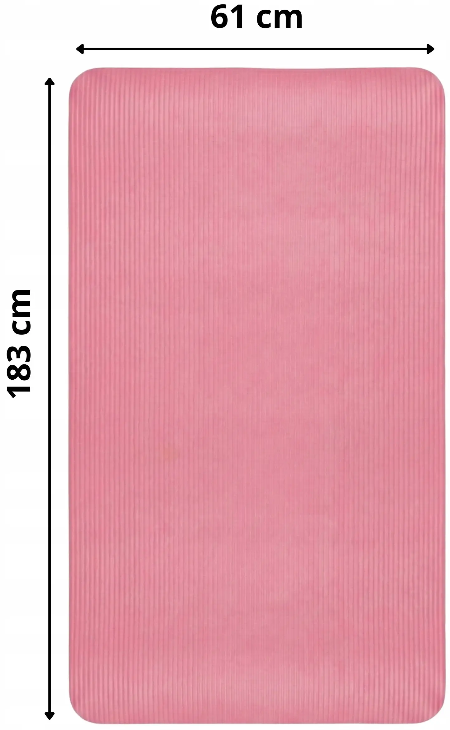 Коврик для йоги Funfit Gym&Fitness 4832 (Pink) - 8