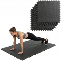 Коврик-пазл защитный Funfit Gym&Fitness 4833 (Black) Thumb