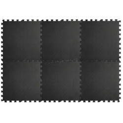Коврик-пазл защитный Funfit Gym&Fitness 4833 (Black)