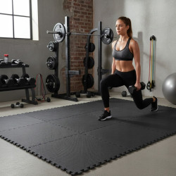 Коврик-пазл защитный Funfit Gym&Fitness 4833 (Black) Thumb