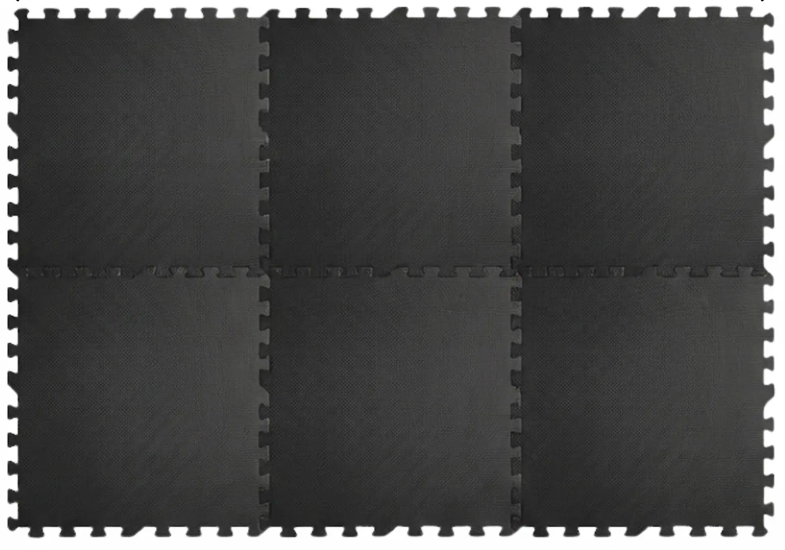 Коврик-пазл защитный Funfit Gym&Fitness 4833 (Black)